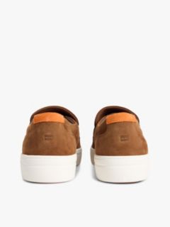 Lightweight Suede Hybrid Loafers — Brown 4
