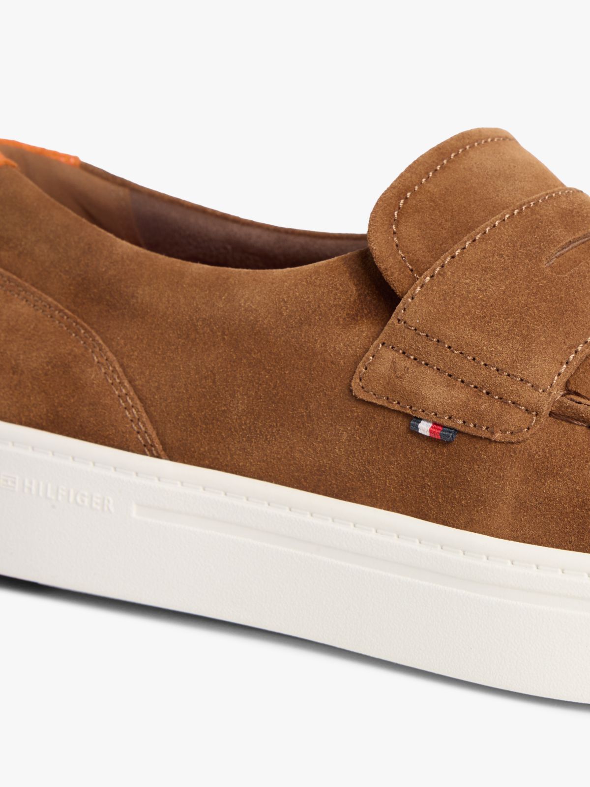 Lightweight Suede Hybrid Loafers — Brown