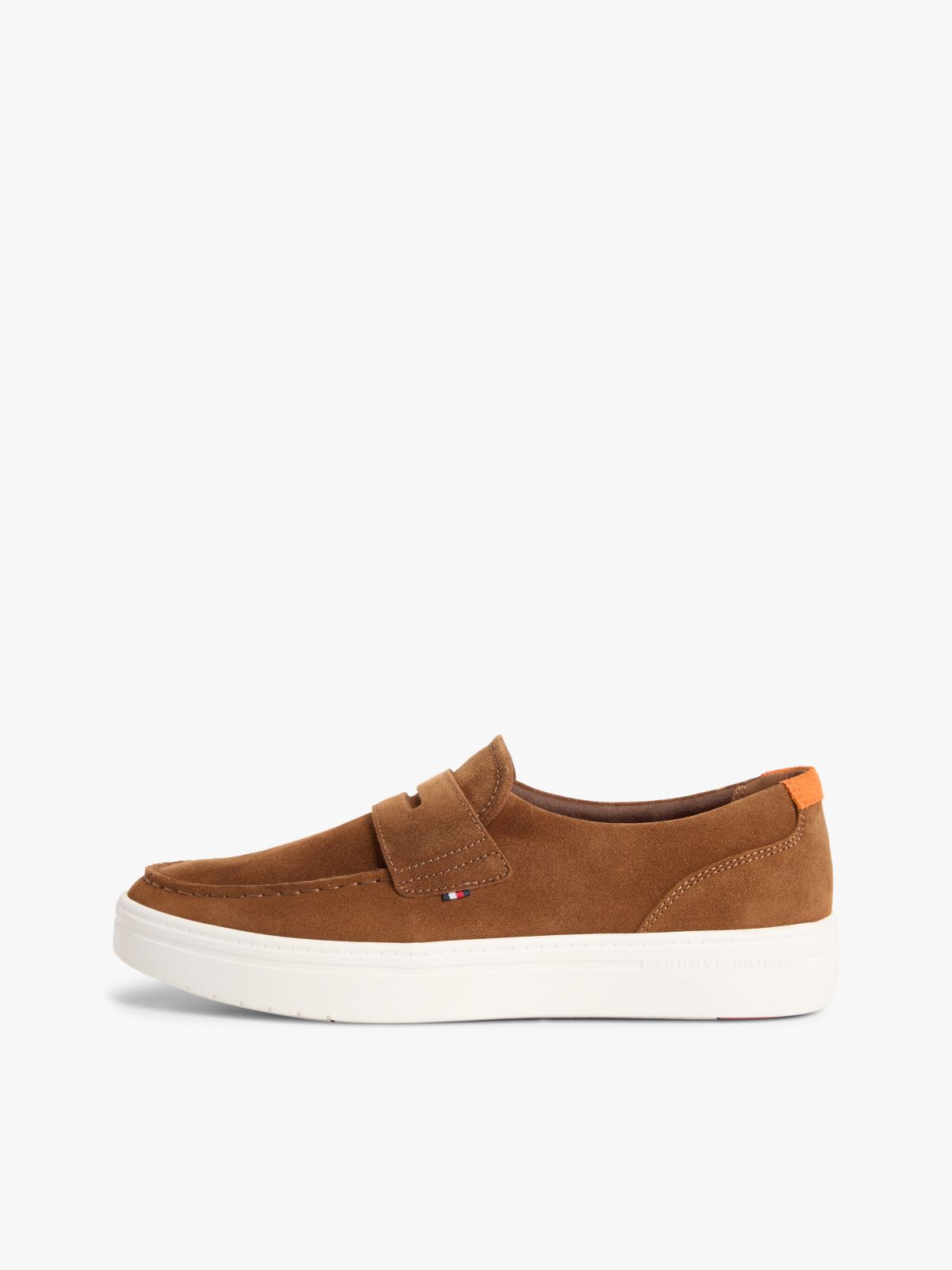 Lightweight Suede Hybrid Loafers — Brown
