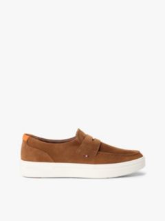 Lightweight Suede Hybrid Loafers — Brown 1