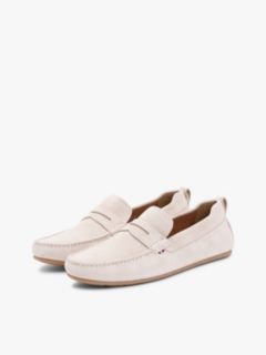 Suede Cleat Driver Shoes — Beige 2