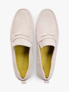 Suede Cleat Driver Shoes — Beige 3