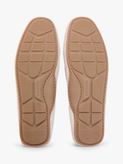 Suede Cleat Driver Shoes — Beige 5