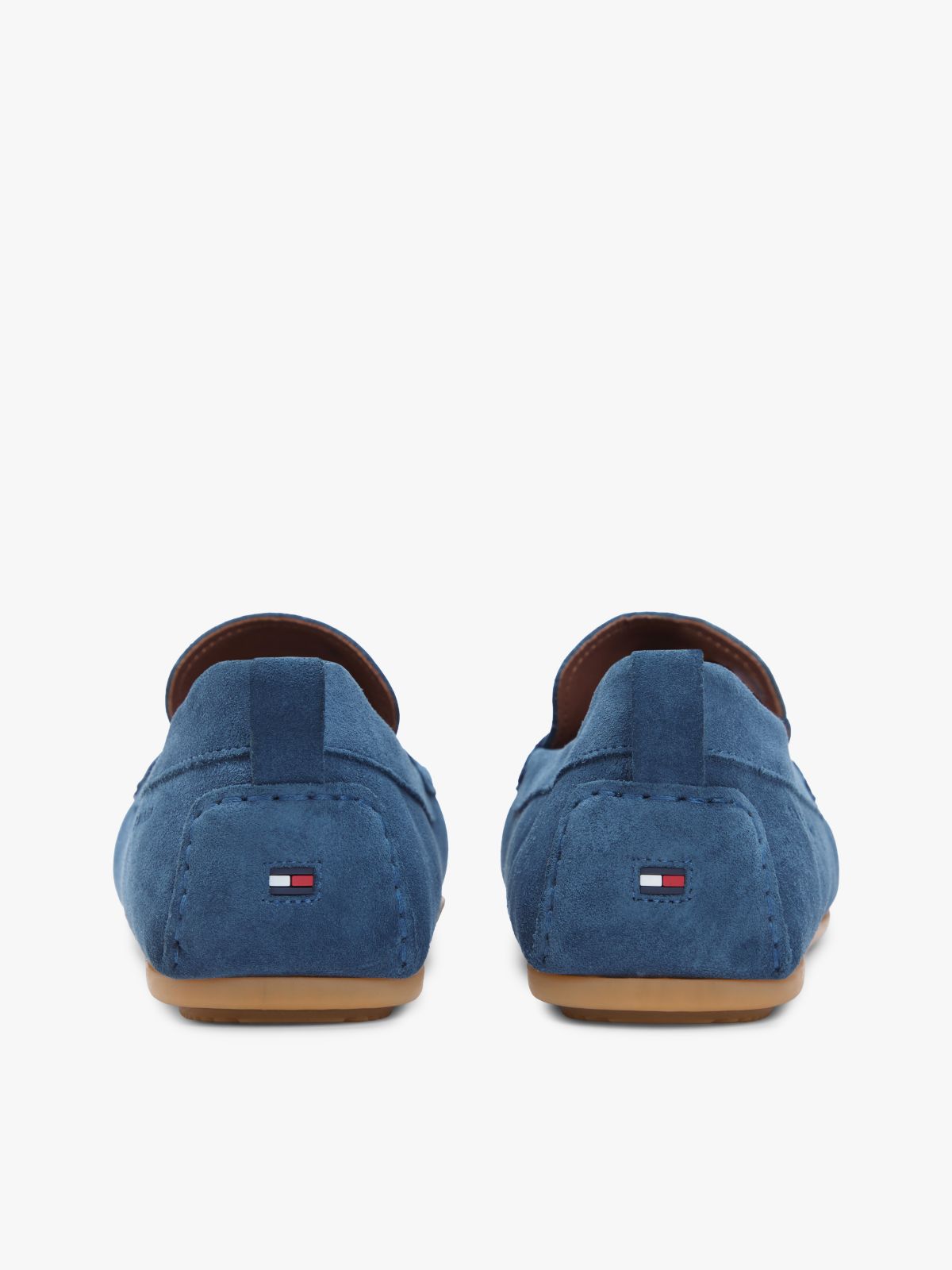 Suede Cleat Driver Shoes — Blue