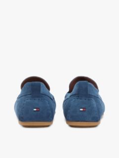 Suede Cleat Driver Shoes — Blue 4