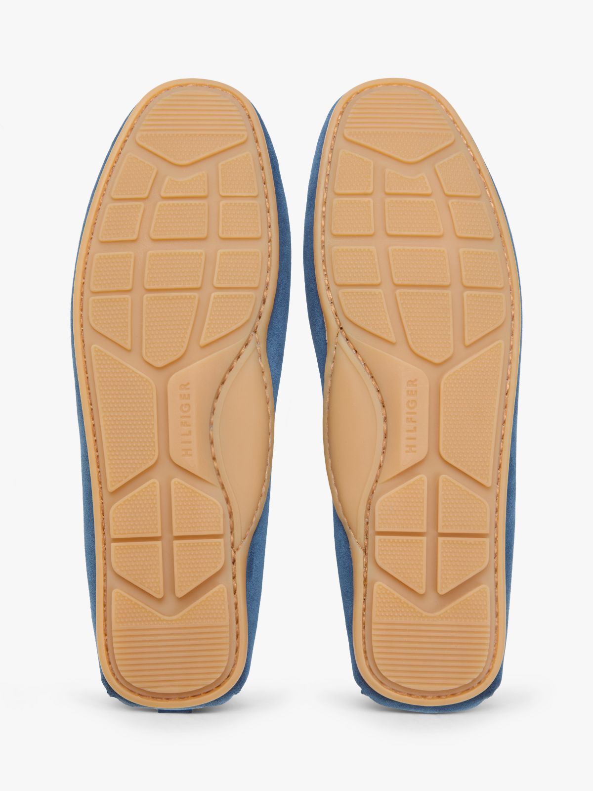 Suede Cleat Driver Shoes — Blue