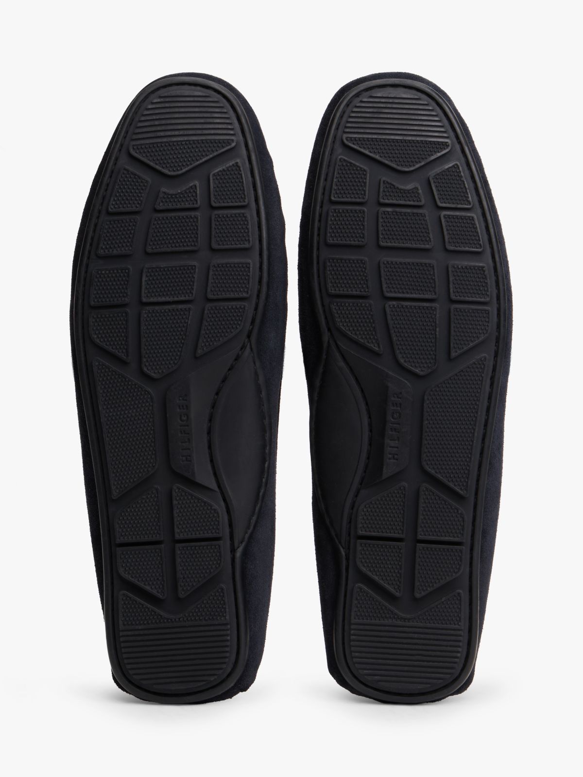 Suede Cleat Driver Shoes — Blue