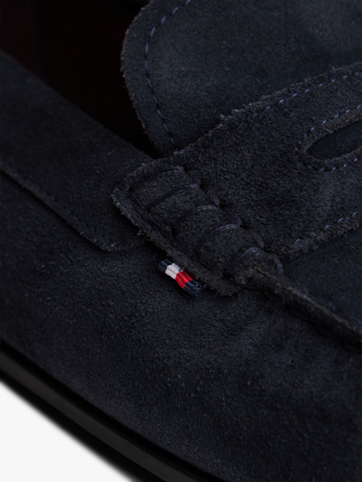 Suede Cleat Driver Shoes — Blue
