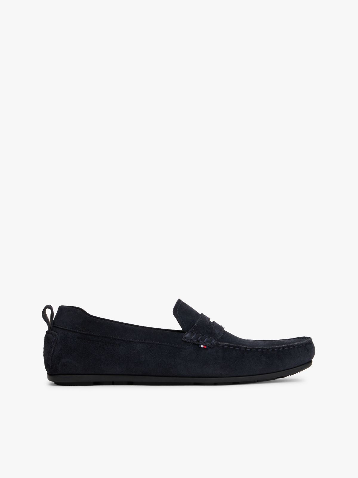 Suede Cleat Driver Shoes — Blue