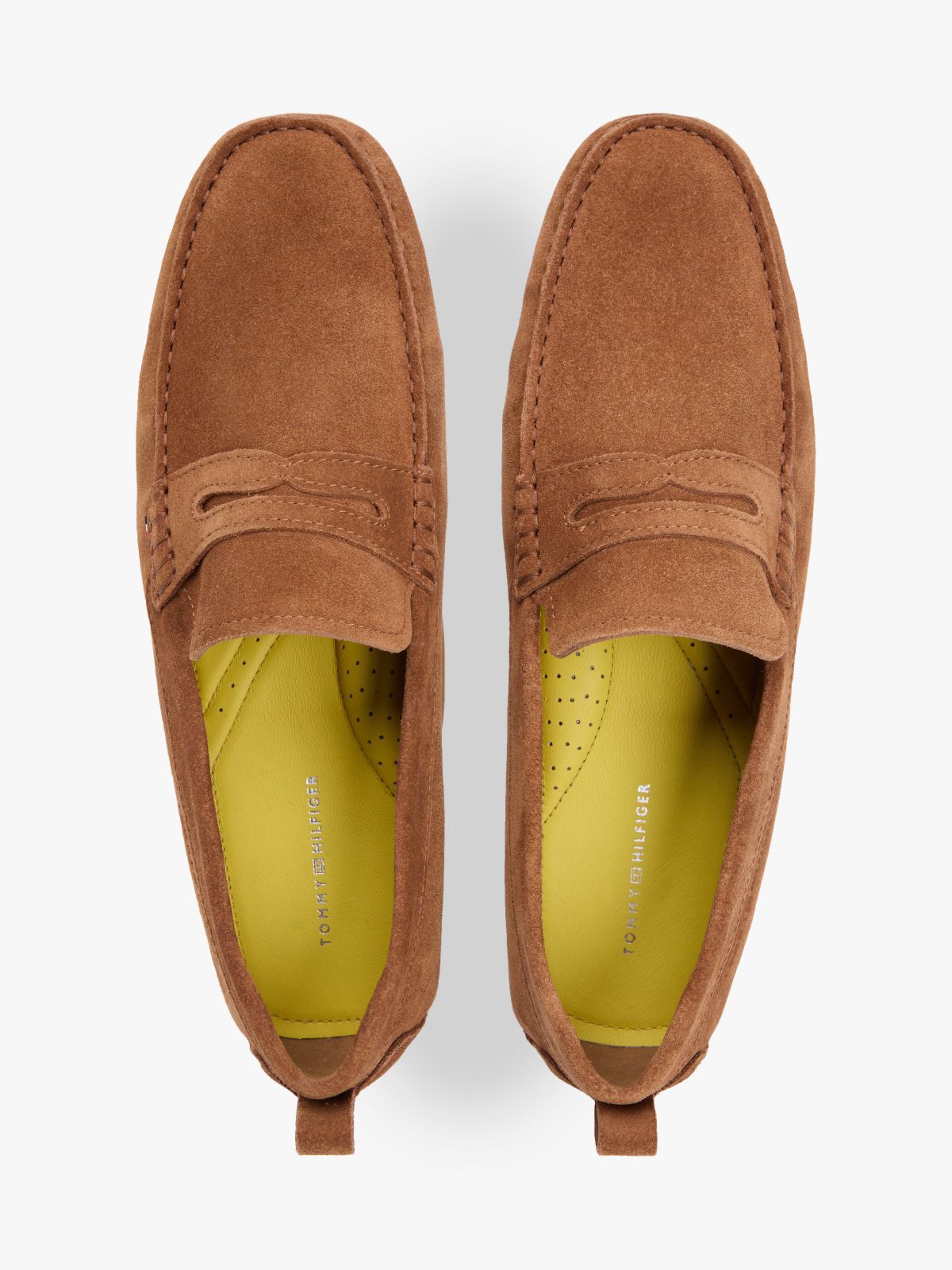 Suede Cleat Driver Shoes — Brown