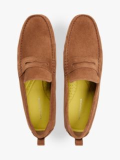 Suede Cleat Driver Shoes — Brown 3
