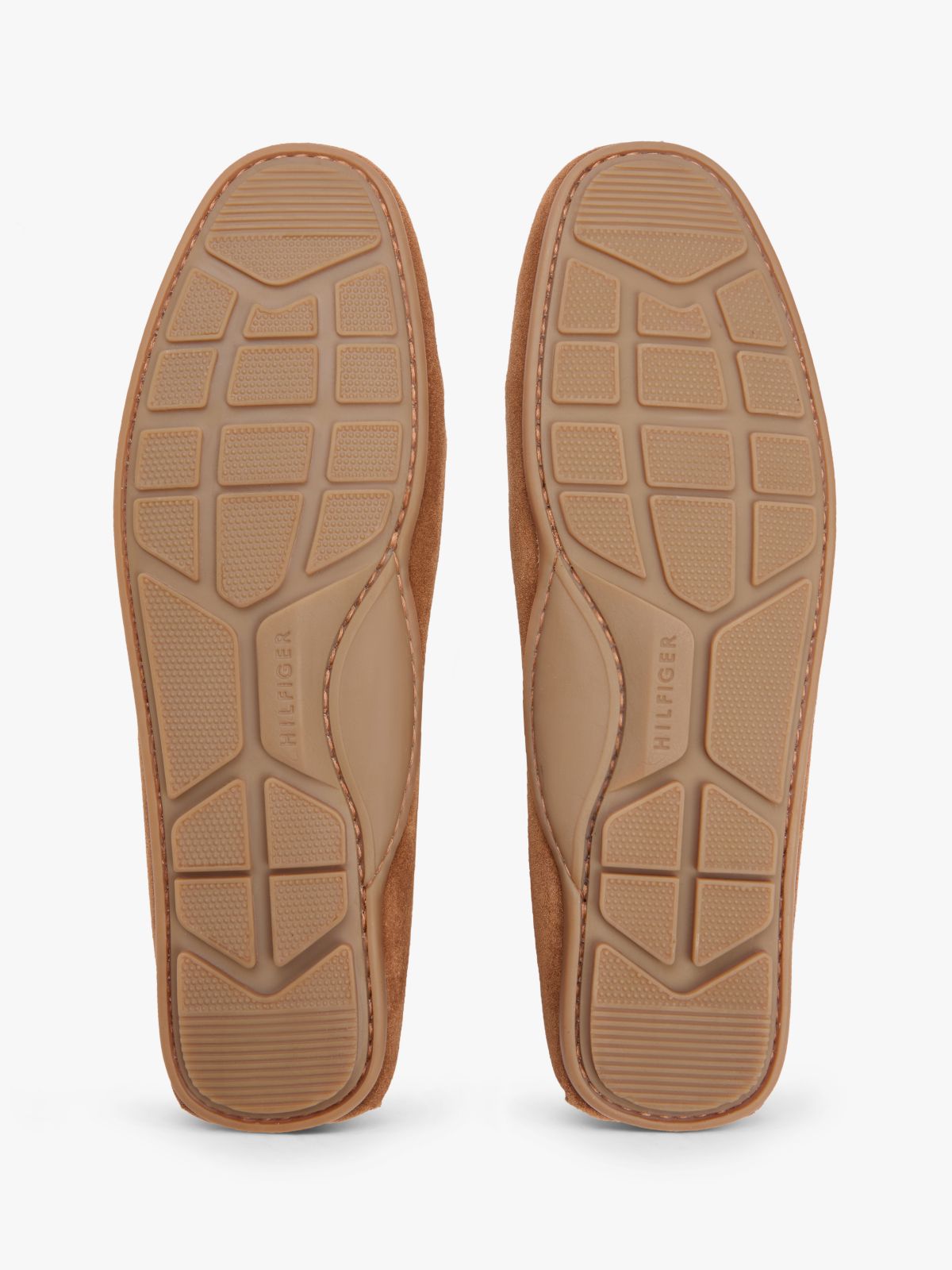 Suede Cleat Driver Shoes — Brown