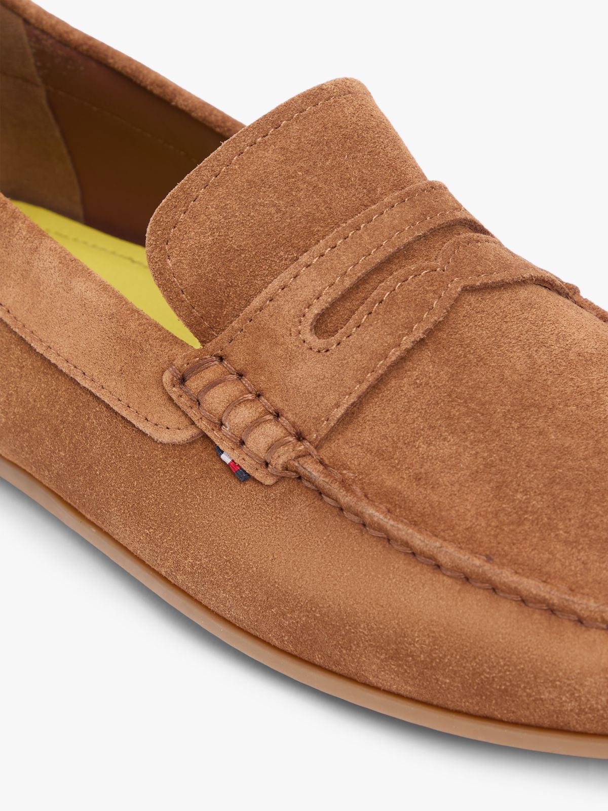 Suede Cleat Driver Shoes — Brown