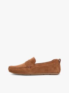 Suede Cleat Driver Shoes — Brown 7