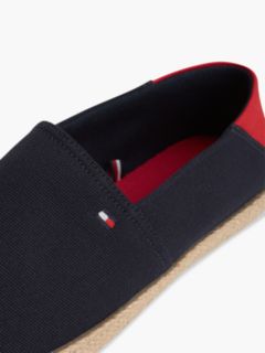 Flag Embroidery Canvas Espadrilles — Blue 6