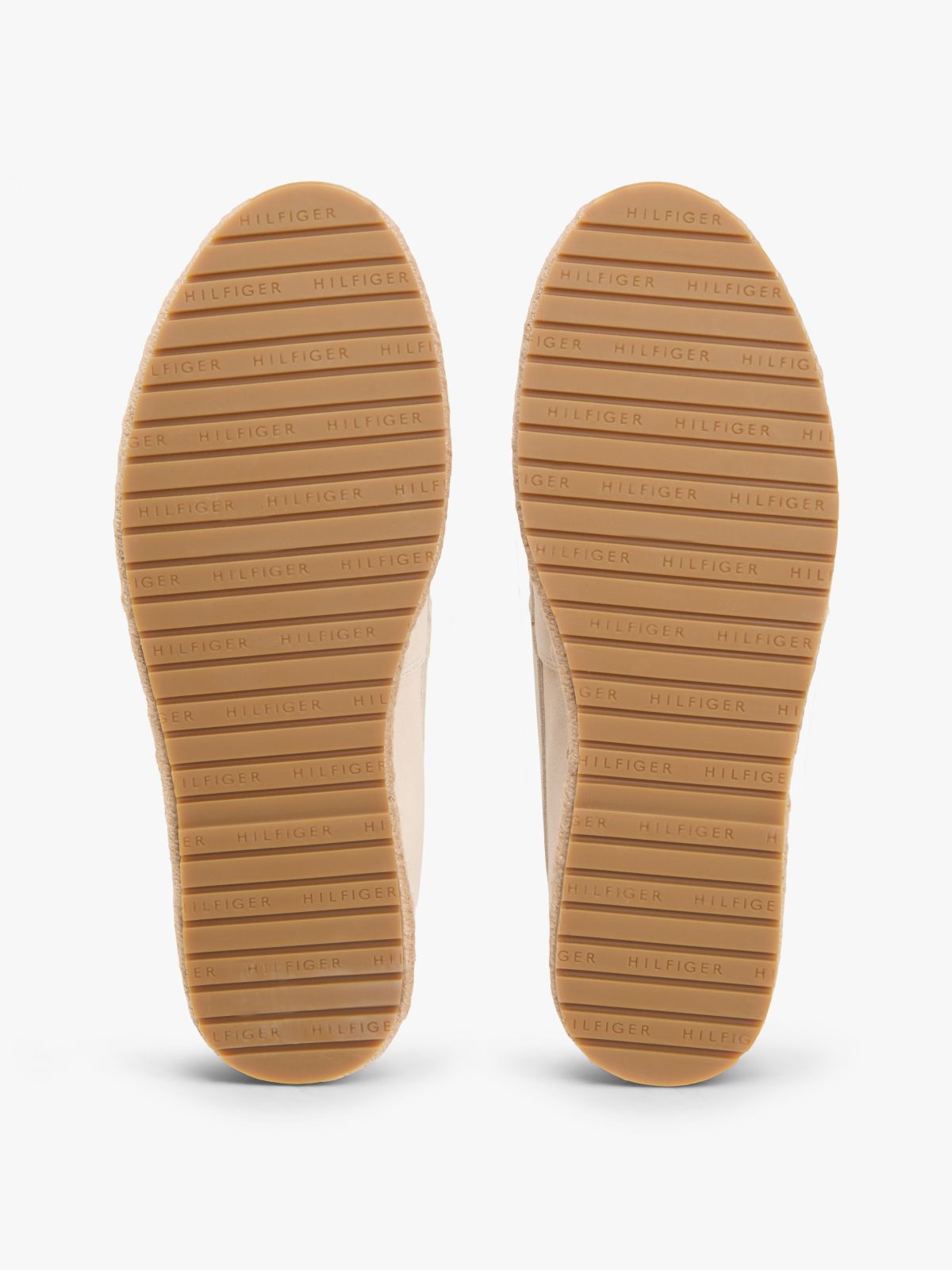 Suede Flexible Sole Espadrilles — Beige
