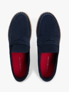 Suede Flexible Sole Espadrilles — Blue 3