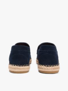 Suede Flexible Sole Espadrilles — Blue 4