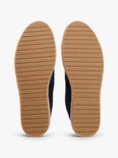 Suede Flexible Sole Espadrilles — Blue 5