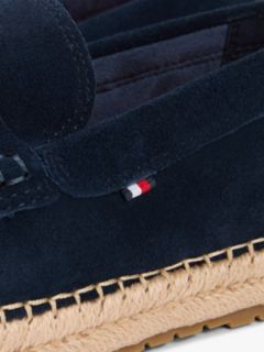 Suede Flexible Sole Espadrilles — Blue 6