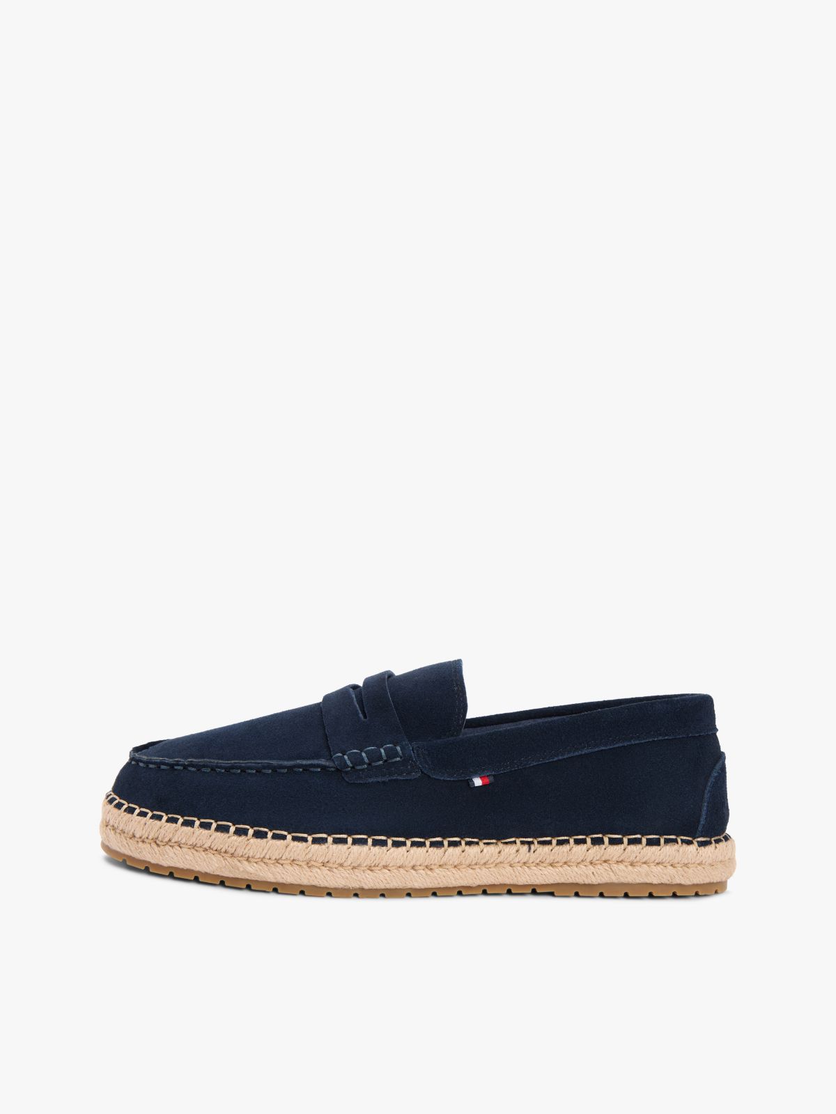 Suede Flexible Sole Espadrilles — Blue