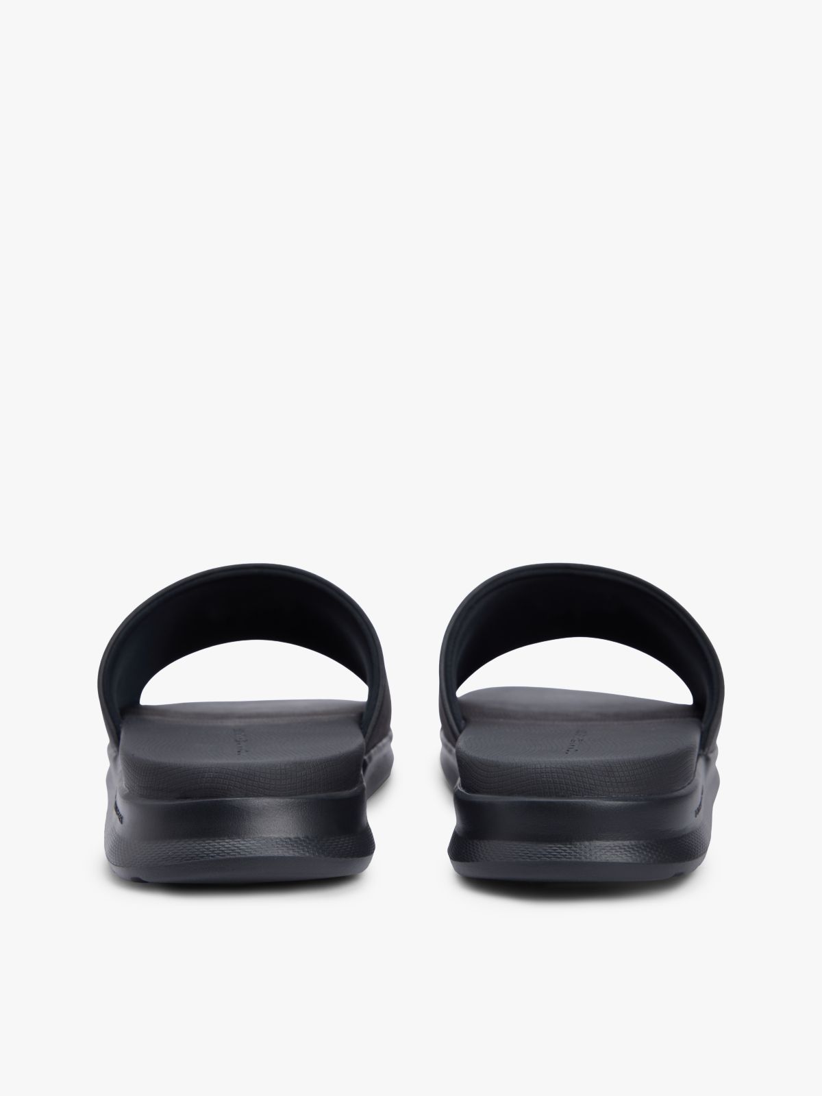 Hilfiger Monotype Pool Slides — Black