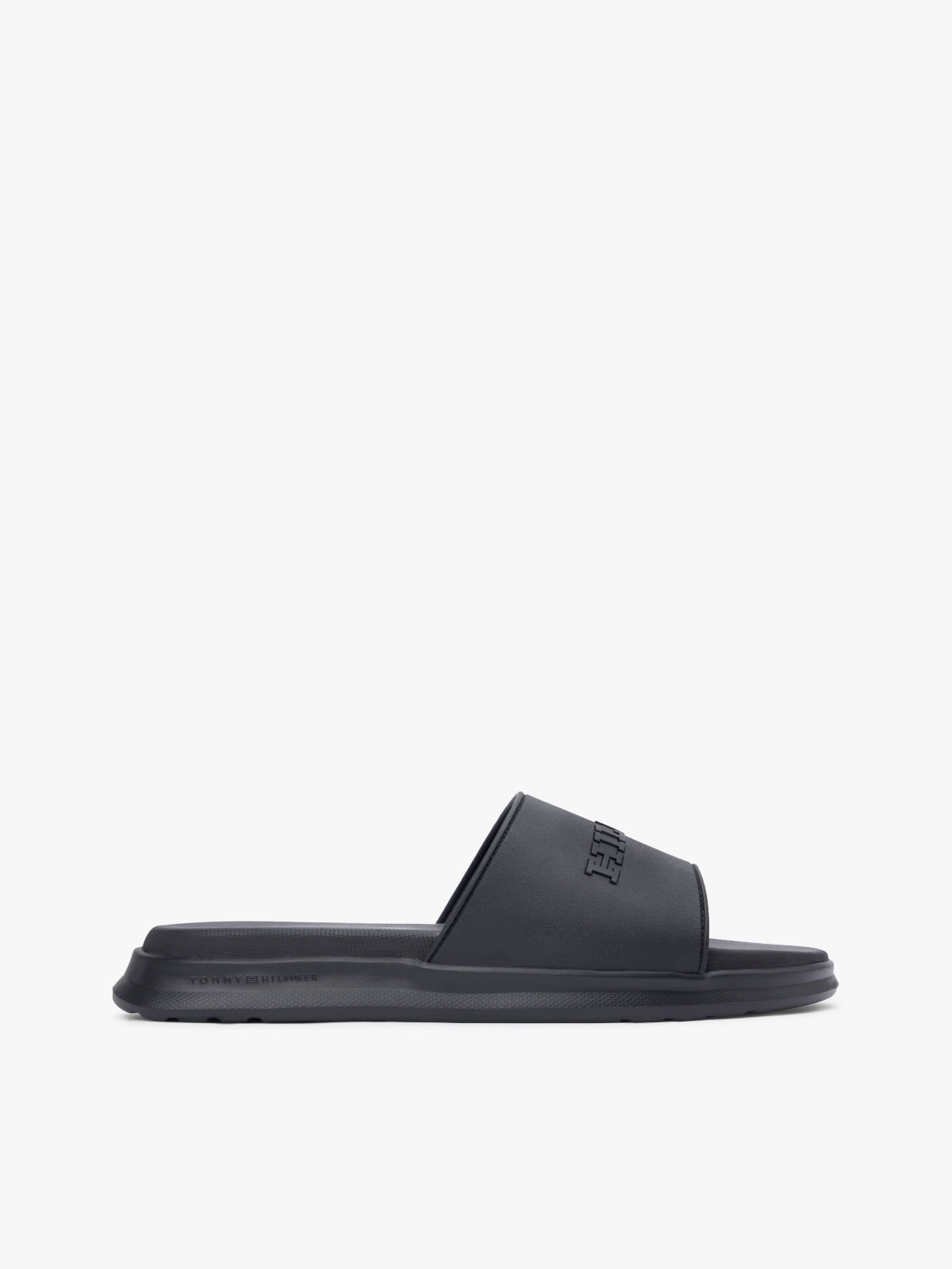Hilfiger Monotype Pool Slides — Black
