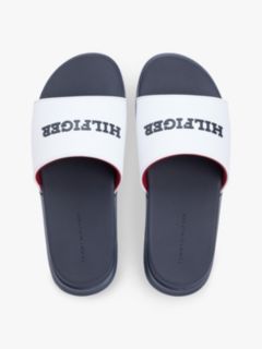 Hilfiger Monotype Pool Slides — White 3