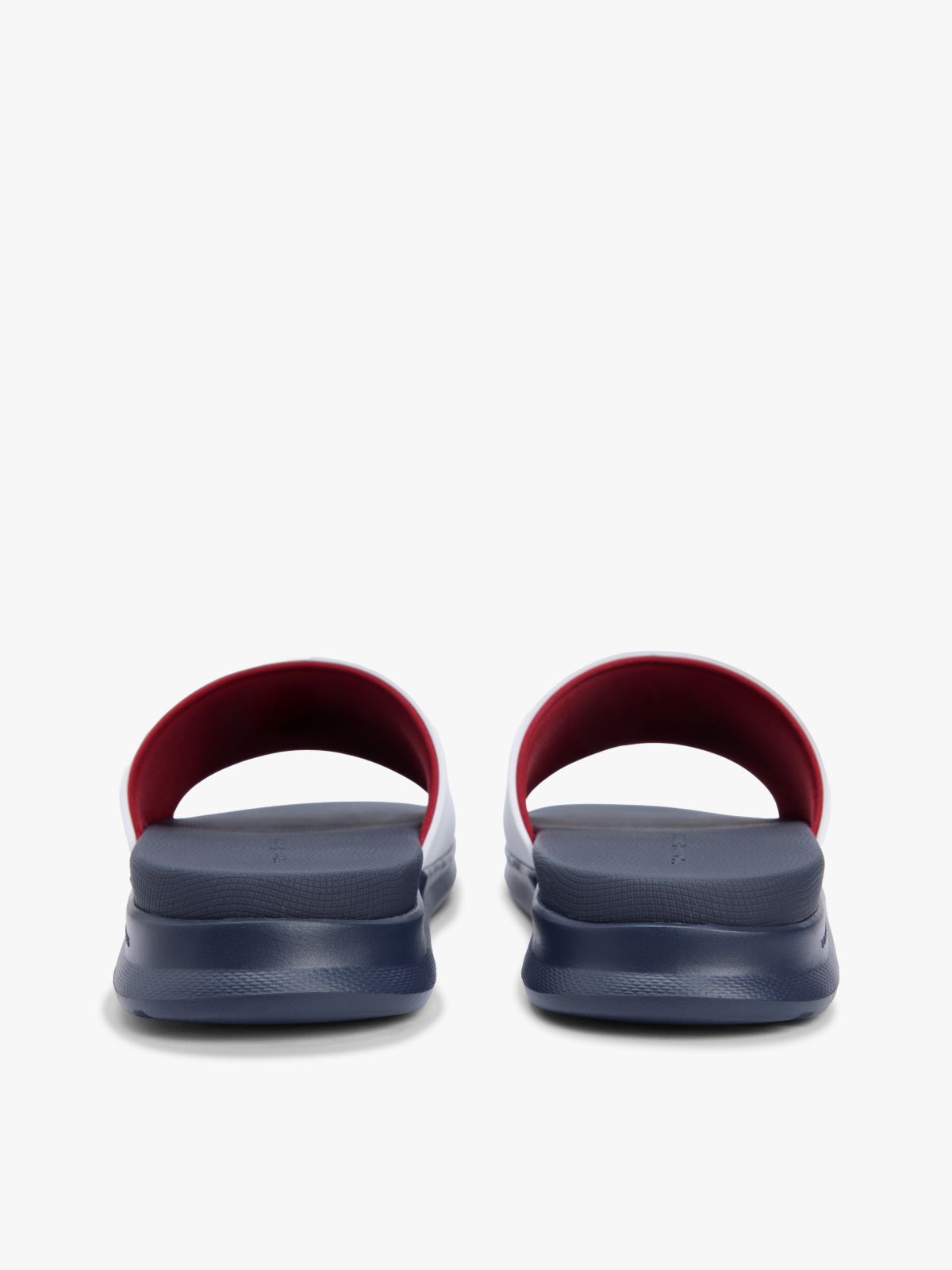 Hilfiger Monotype Pool Slides — White