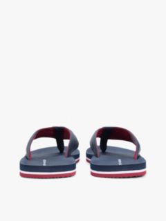 Flag Padded Strap Flip-Flops — Blue 4