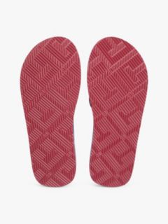 Flag Padded Strap Flip-Flops — Blue 5