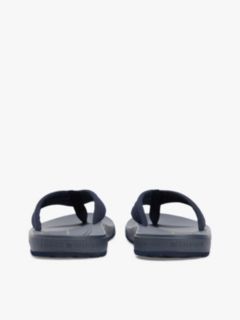 Padded Strap Contoured Footbed Flip-Flops — Blue 4
