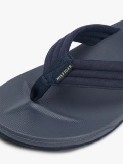 Padded Strap Contoured Footbed Flip-Flops — Blue 6