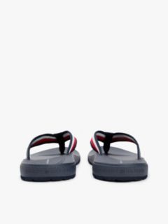 Contoured Footbed Signature Tape Flip-Flops — Blue 4