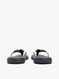 Contoured Footbed Signature Tape Flip-Flops — Black 4
