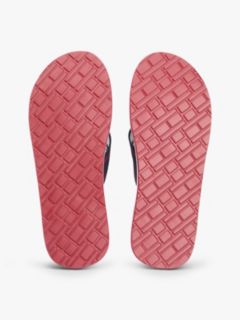 Webbing Strap Logo Flip-Flops — Blue 5
