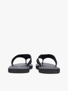 Jacquard Logo Flip-Flops — Black 4