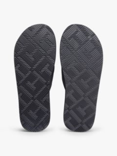 Jacquard Logo Flip-Flops — Black 5