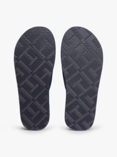 Jacquard Logo Flip-Flops — Blue 5