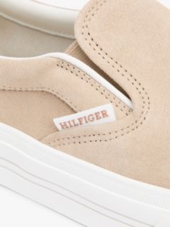 Suede Slip-on Cupsole Trainers — Khaki 6
