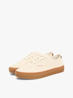 Suede Hilfiger Monotype Cupsole Trainers — Beige 2