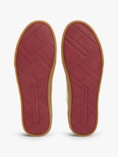 Suede Hilfiger Monotype Cupsole Trainers — Beige 5