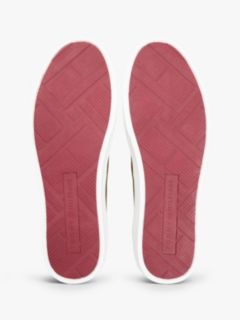 Suede Hilfiger Monotype Cupsole Trainers — Green 5