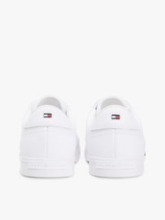 Signature Midsole Lace-Up Trainers With Leather — White 4