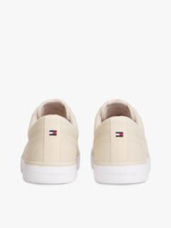 Logo Canvas Trainers — Beige 4