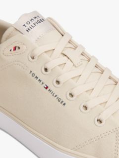 Logo Canvas Trainers — Beige 6