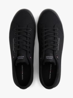 Logo Canvas Trainers — Black 3