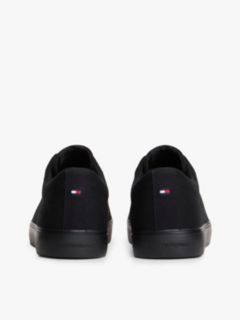 Logo Canvas Trainers — Black 4
