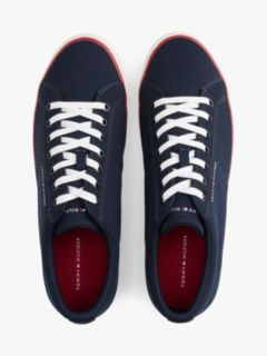 Logo Mesh Lace-Up Trainers — Blue 3