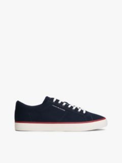 Logo Mesh Lace-Up Trainers — Blue 1